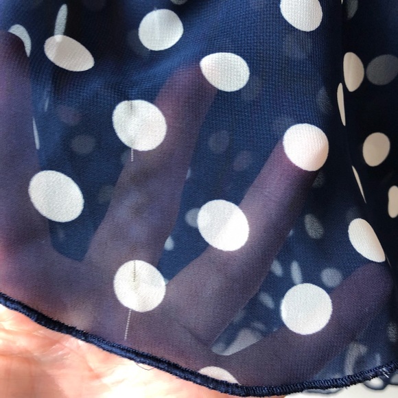 Show me your mumu off the shoulder top S small polka dot chi chi bell sleeve - Picture 12 of 13